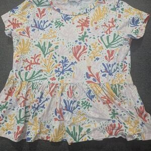 Crewcuts Multicolor Floral Short Sleeve Tee